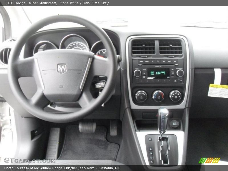 Stone White / Dark Slate Gray 2010 Dodge Caliber Mainstreet