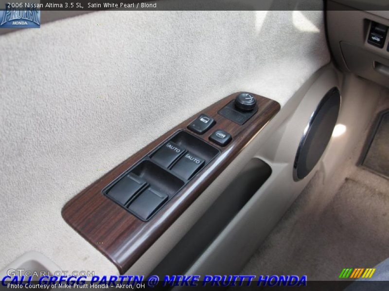 Satin White Pearl / Blond 2006 Nissan Altima 3.5 SL