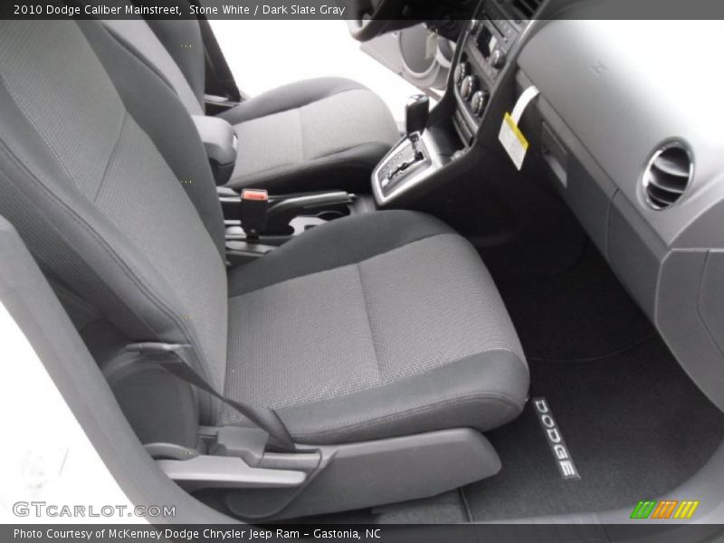 Stone White / Dark Slate Gray 2010 Dodge Caliber Mainstreet
