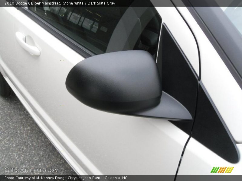 Stone White / Dark Slate Gray 2010 Dodge Caliber Mainstreet