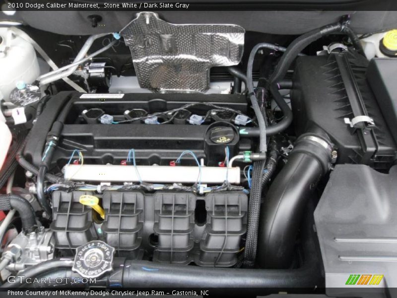 Stone White / Dark Slate Gray 2010 Dodge Caliber Mainstreet