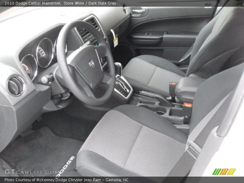 Stone White / Dark Slate Gray 2010 Dodge Caliber Mainstreet