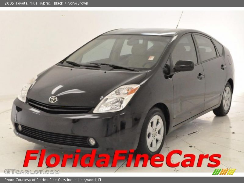 Black / Ivory/Brown 2005 Toyota Prius Hybrid