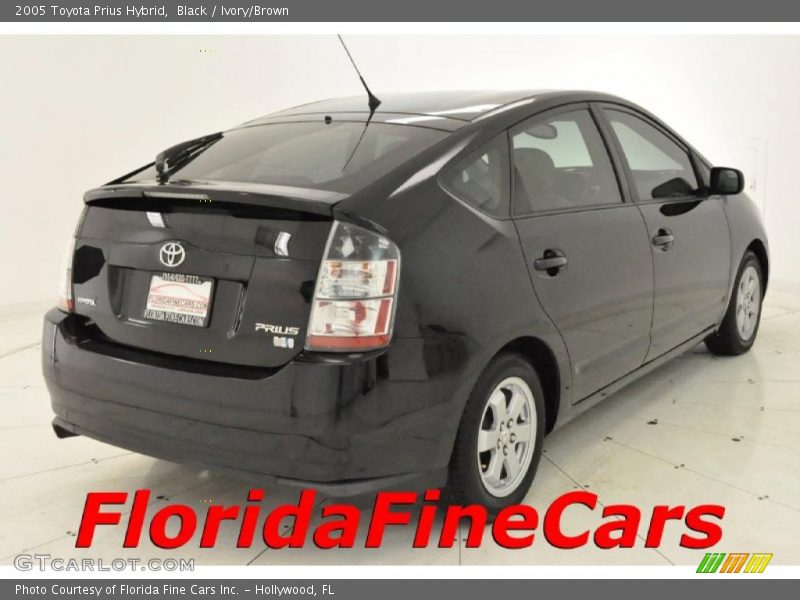 Black / Ivory/Brown 2005 Toyota Prius Hybrid