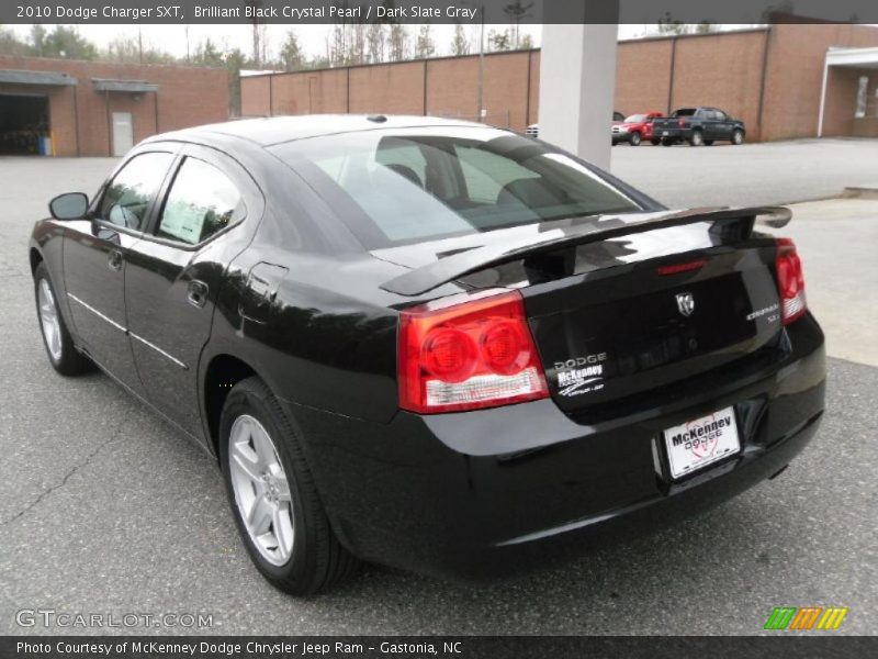 Brilliant Black Crystal Pearl / Dark Slate Gray 2010 Dodge Charger SXT
