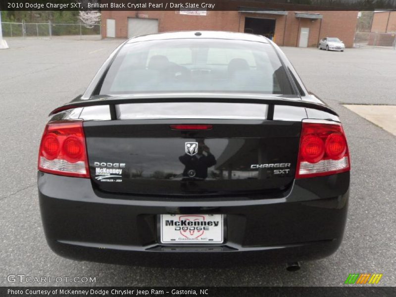 Brilliant Black Crystal Pearl / Dark Slate Gray 2010 Dodge Charger SXT