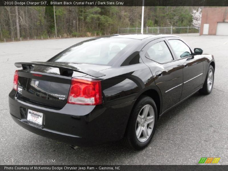 Brilliant Black Crystal Pearl / Dark Slate Gray 2010 Dodge Charger SXT