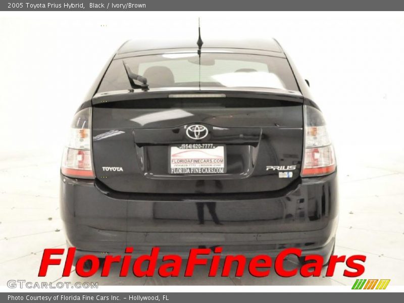 Black / Ivory/Brown 2005 Toyota Prius Hybrid