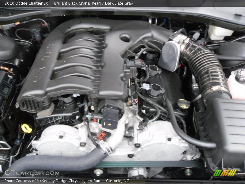 Brilliant Black Crystal Pearl / Dark Slate Gray 2010 Dodge Charger SXT