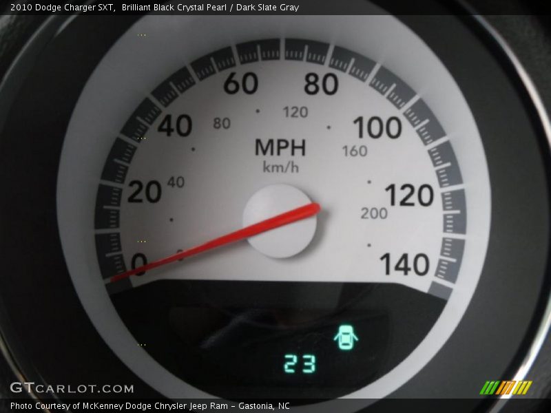 Brilliant Black Crystal Pearl / Dark Slate Gray 2010 Dodge Charger SXT