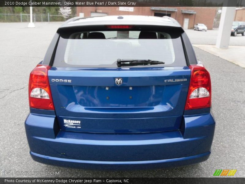 Deep Water Blue Pearl / Dark Slate Gray 2010 Dodge Caliber Mainstreet