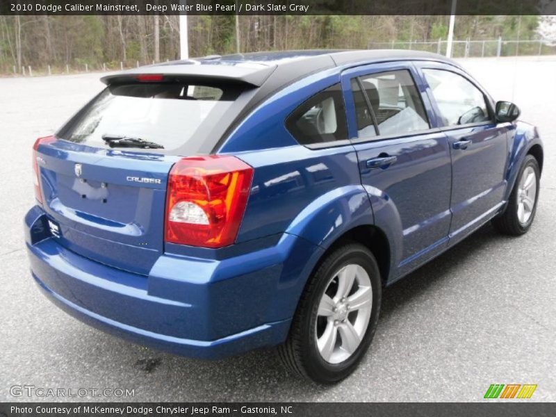 Deep Water Blue Pearl / Dark Slate Gray 2010 Dodge Caliber Mainstreet
