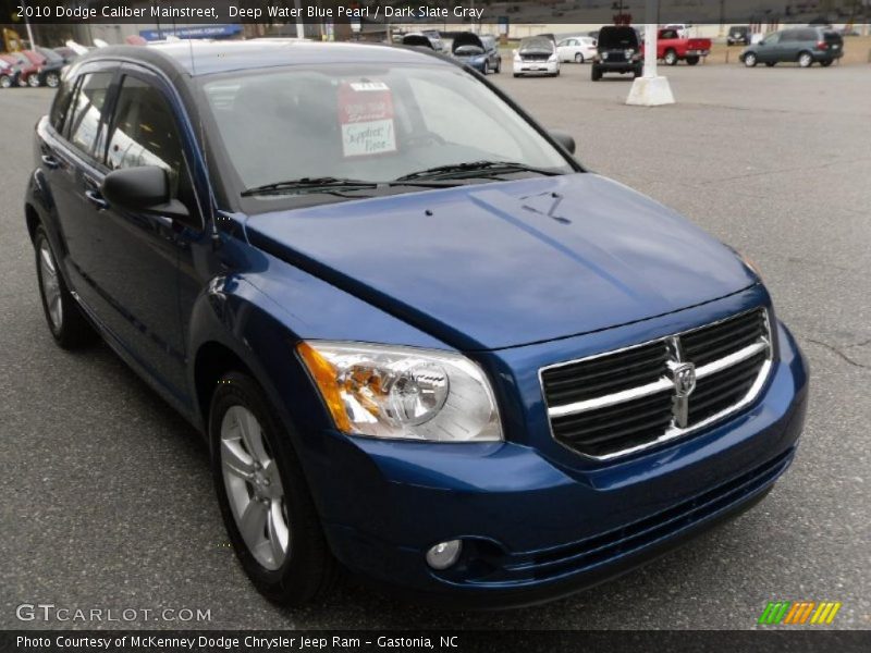 Deep Water Blue Pearl / Dark Slate Gray 2010 Dodge Caliber Mainstreet