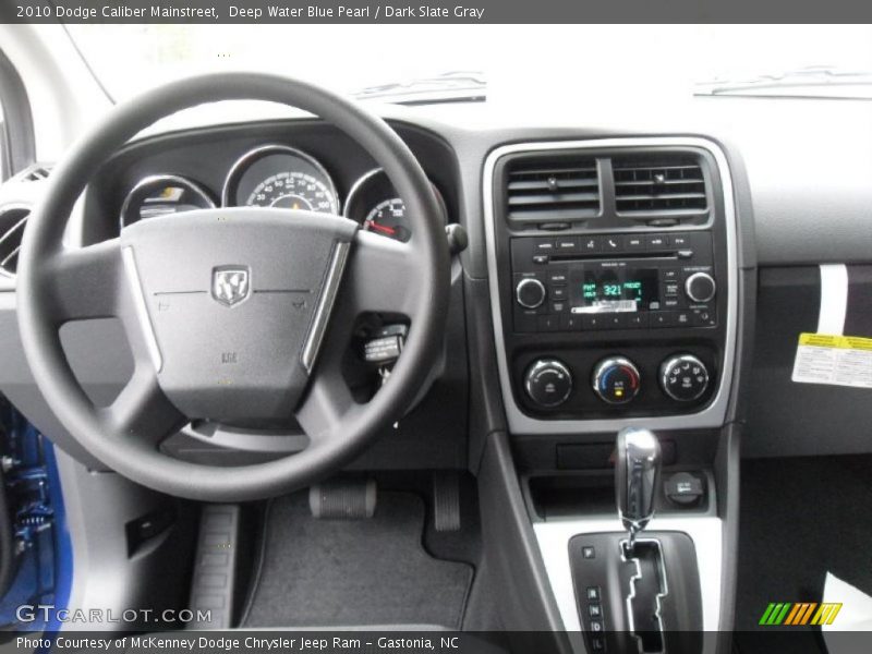 Deep Water Blue Pearl / Dark Slate Gray 2010 Dodge Caliber Mainstreet