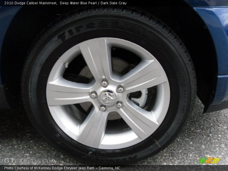 Deep Water Blue Pearl / Dark Slate Gray 2010 Dodge Caliber Mainstreet