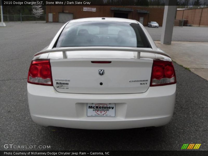 Stone White / Dark Slate Gray 2010 Dodge Charger SXT