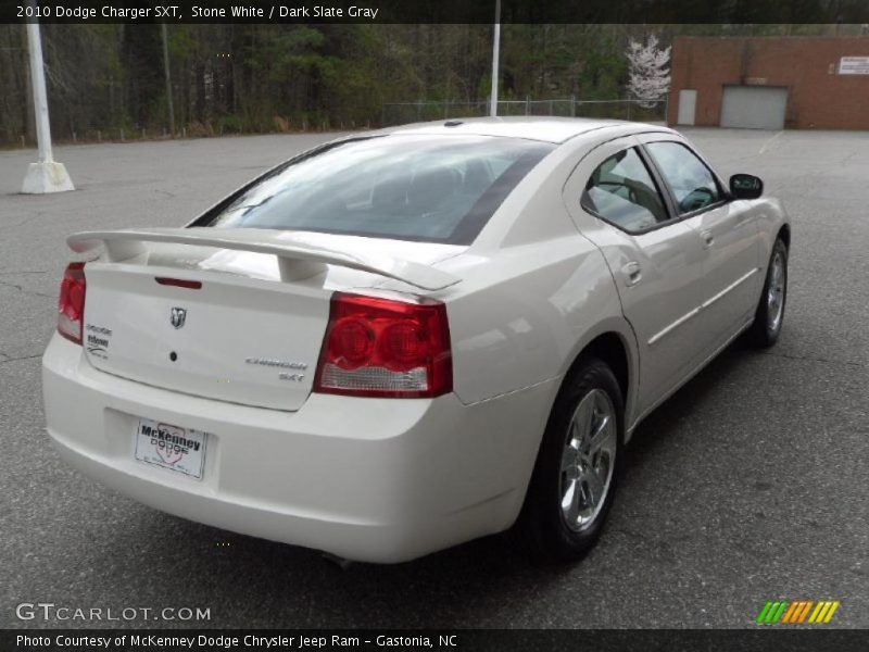 Stone White / Dark Slate Gray 2010 Dodge Charger SXT