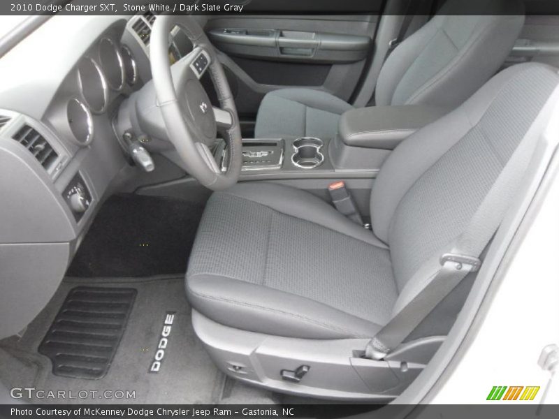 Stone White / Dark Slate Gray 2010 Dodge Charger SXT