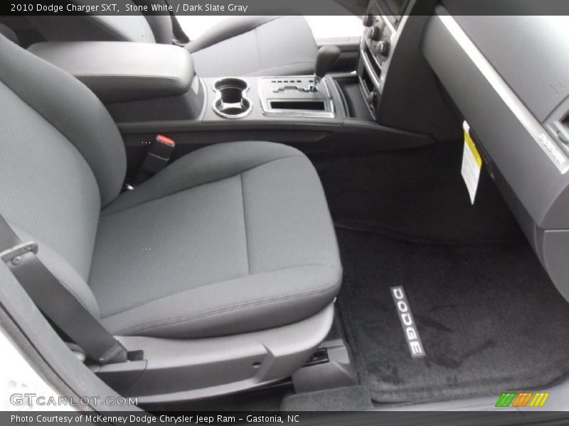 Stone White / Dark Slate Gray 2010 Dodge Charger SXT