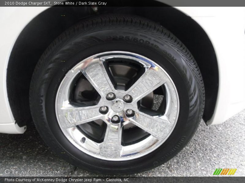 Stone White / Dark Slate Gray 2010 Dodge Charger SXT