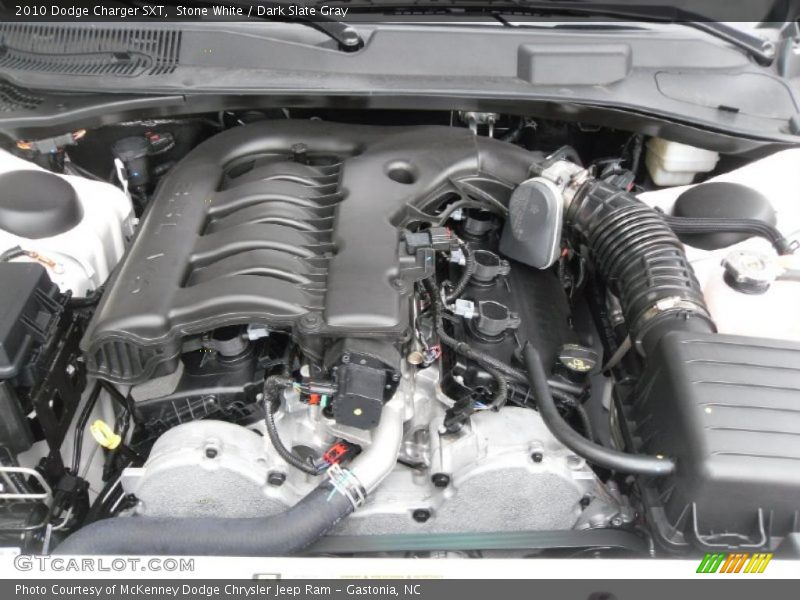 Stone White / Dark Slate Gray 2010 Dodge Charger SXT