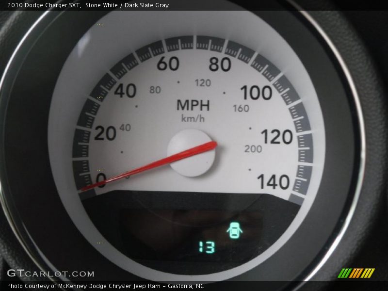 Stone White / Dark Slate Gray 2010 Dodge Charger SXT