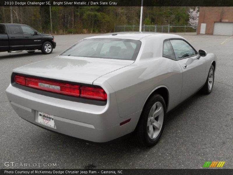 Bright Silver Metallic / Dark Slate Gray 2010 Dodge Challenger SE