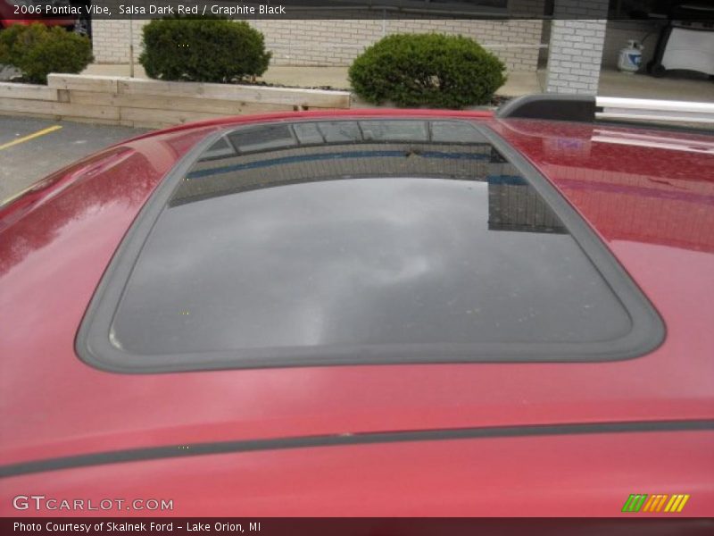 Salsa Dark Red / Graphite Black 2006 Pontiac Vibe
