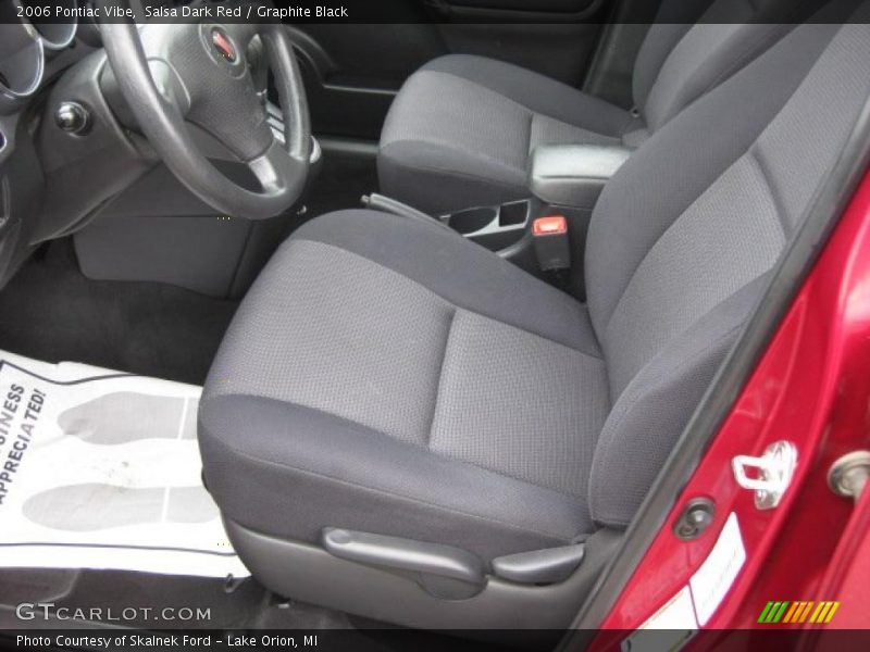 Salsa Dark Red / Graphite Black 2006 Pontiac Vibe