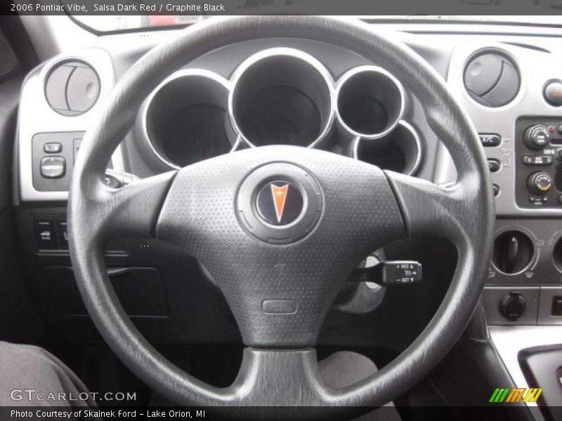 Salsa Dark Red / Graphite Black 2006 Pontiac Vibe