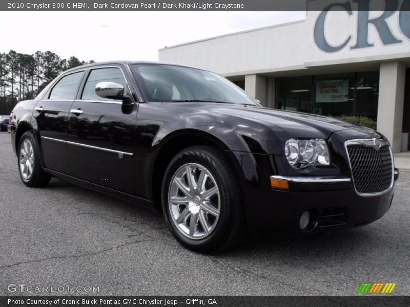 Dark Cordovan Pearl / Dark Khaki/Light Graystone 2010 Chrysler 300 C HEMI