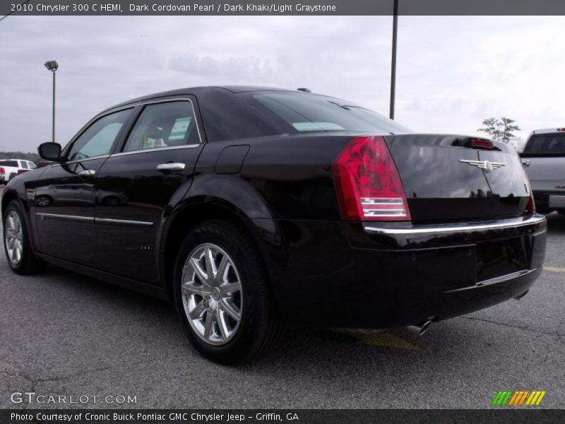 Dark Cordovan Pearl / Dark Khaki/Light Graystone 2010 Chrysler 300 C HEMI