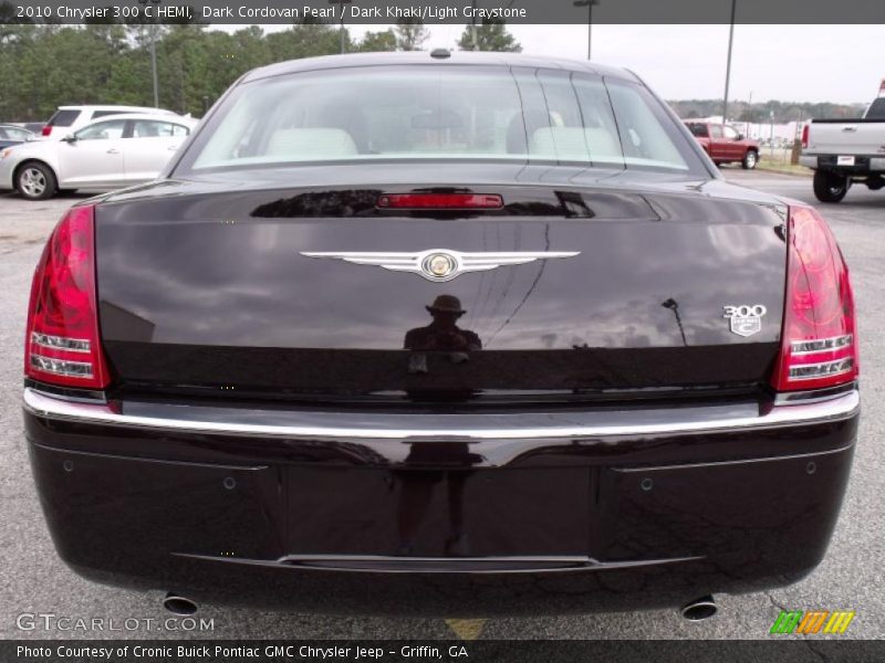 Dark Cordovan Pearl / Dark Khaki/Light Graystone 2010 Chrysler 300 C HEMI