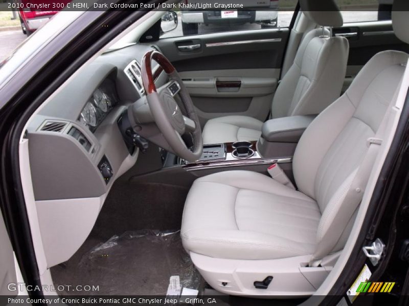 Dark Cordovan Pearl / Dark Khaki/Light Graystone 2010 Chrysler 300 C HEMI