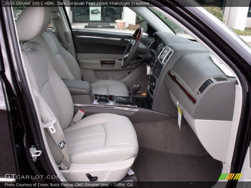 Dark Cordovan Pearl / Dark Khaki/Light Graystone 2010 Chrysler 300 C HEMI