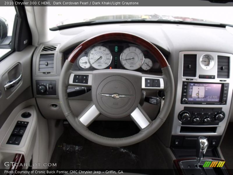 Dark Cordovan Pearl / Dark Khaki/Light Graystone 2010 Chrysler 300 C HEMI