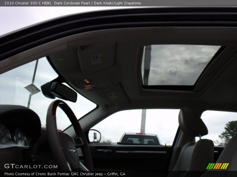 Dark Cordovan Pearl / Dark Khaki/Light Graystone 2010 Chrysler 300 C HEMI