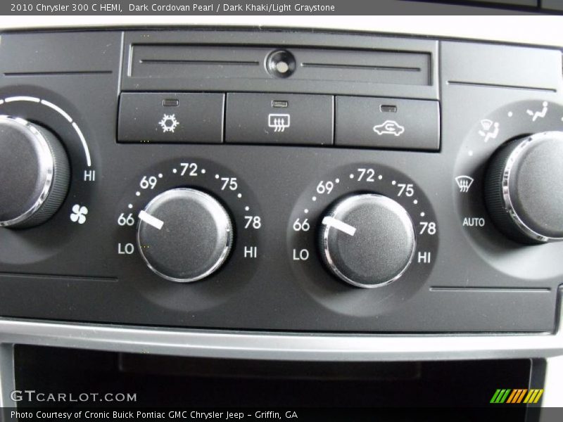 Dark Cordovan Pearl / Dark Khaki/Light Graystone 2010 Chrysler 300 C HEMI