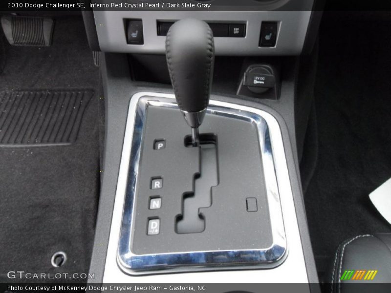 Inferno Red Crystal Pearl / Dark Slate Gray 2010 Dodge Challenger SE