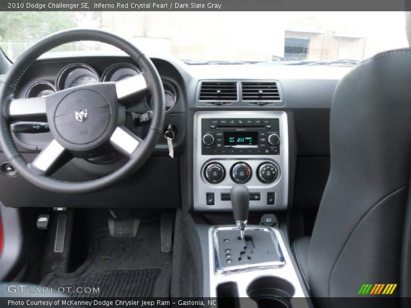 Inferno Red Crystal Pearl / Dark Slate Gray 2010 Dodge Challenger SE