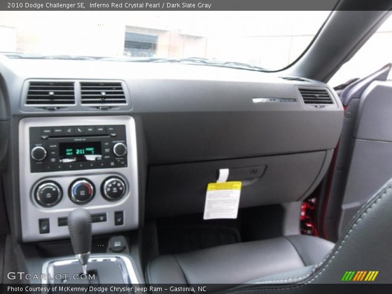 Inferno Red Crystal Pearl / Dark Slate Gray 2010 Dodge Challenger SE