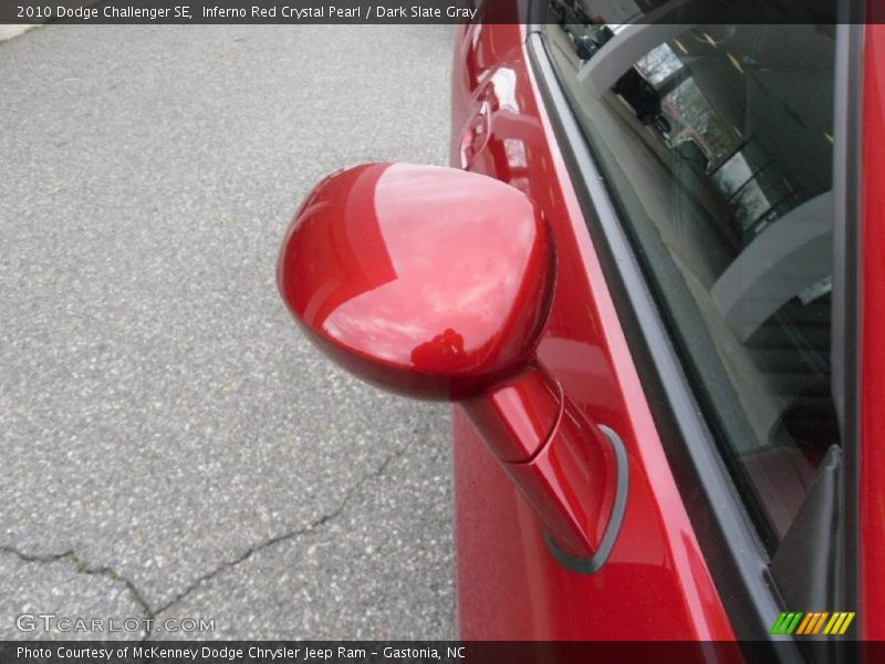 Inferno Red Crystal Pearl / Dark Slate Gray 2010 Dodge Challenger SE