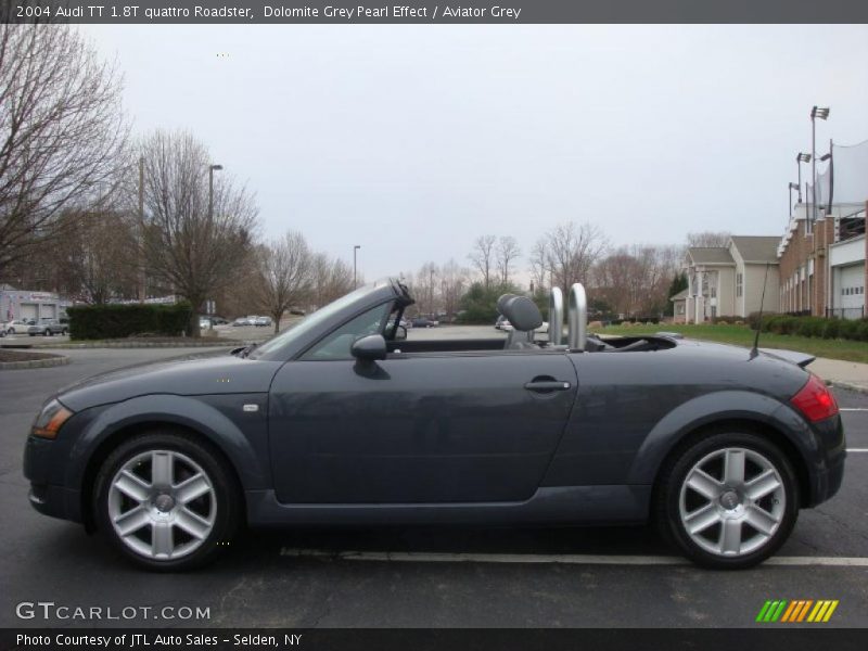 Dolomite Grey Pearl Effect / Aviator Grey 2004 Audi TT 1.8T quattro Roadster