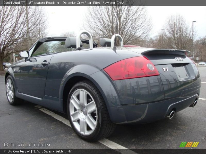 Dolomite Grey Pearl Effect / Aviator Grey 2004 Audi TT 1.8T quattro Roadster