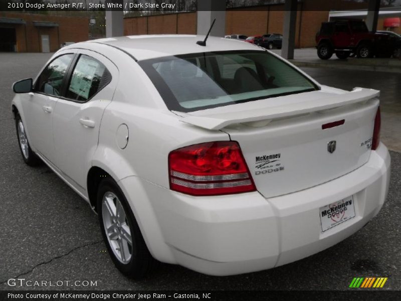 Stone White / Dark Slate Gray 2010 Dodge Avenger R/T