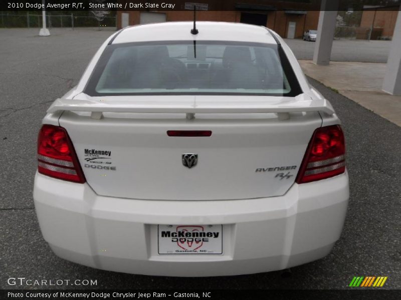 Stone White / Dark Slate Gray 2010 Dodge Avenger R/T