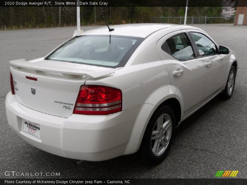 Stone White / Dark Slate Gray 2010 Dodge Avenger R/T