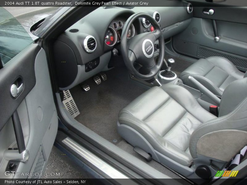 Dolomite Grey Pearl Effect / Aviator Grey 2004 Audi TT 1.8T quattro Roadster