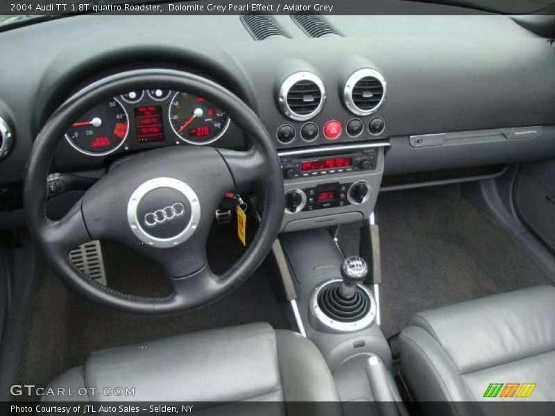 Dolomite Grey Pearl Effect / Aviator Grey 2004 Audi TT 1.8T quattro Roadster