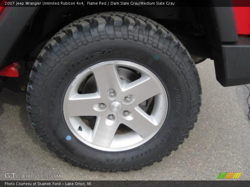 Flame Red / Dark Slate Gray/Medium Slate Gray 2007 Jeep Wrangler Unlimited Rubicon 4x4